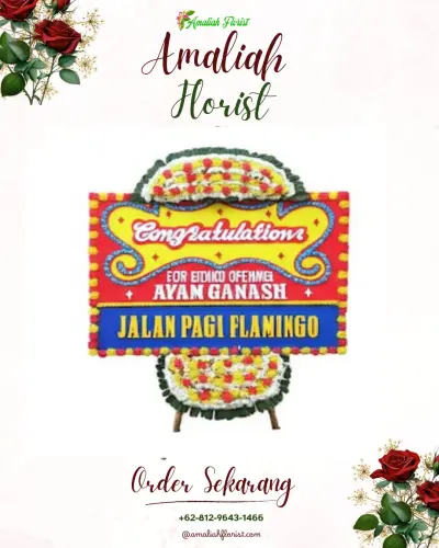 Bunga Papan Congratulation di Lenteng Agung